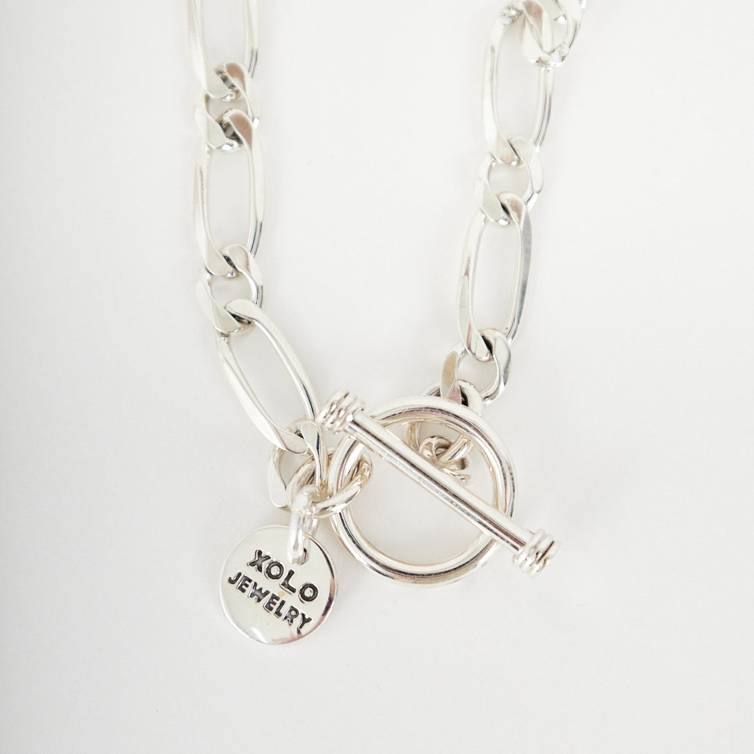 XOLO JEWELRY [ショロジュエリー] オーバル ミューチャルリンクブレスレット 6mm [XOB009-19] SILVER