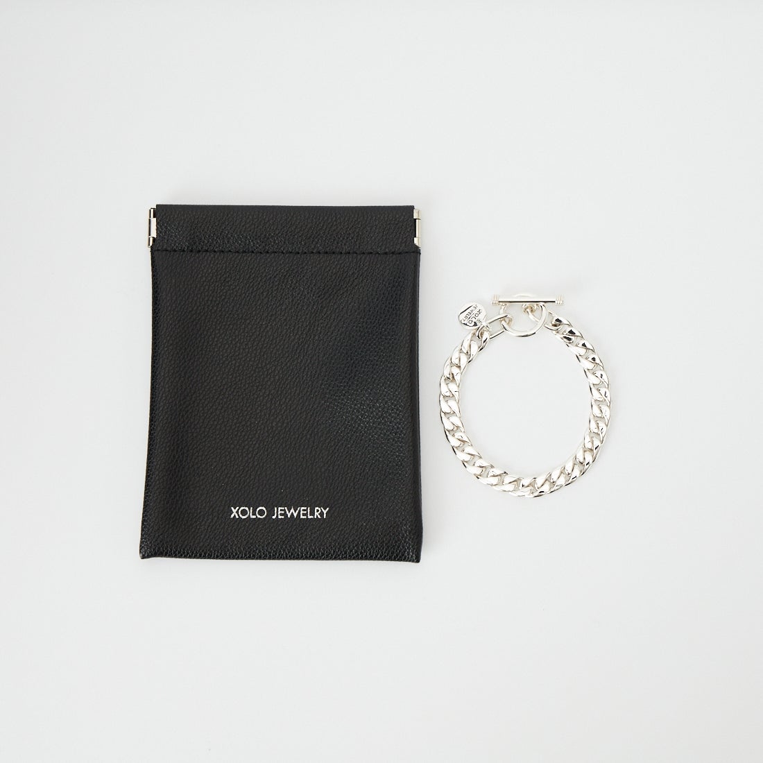 XOLO JEWELRY [ショロジュエリー] ベーシックリンクブレスレット 8mm [XOB008-19] SILVER