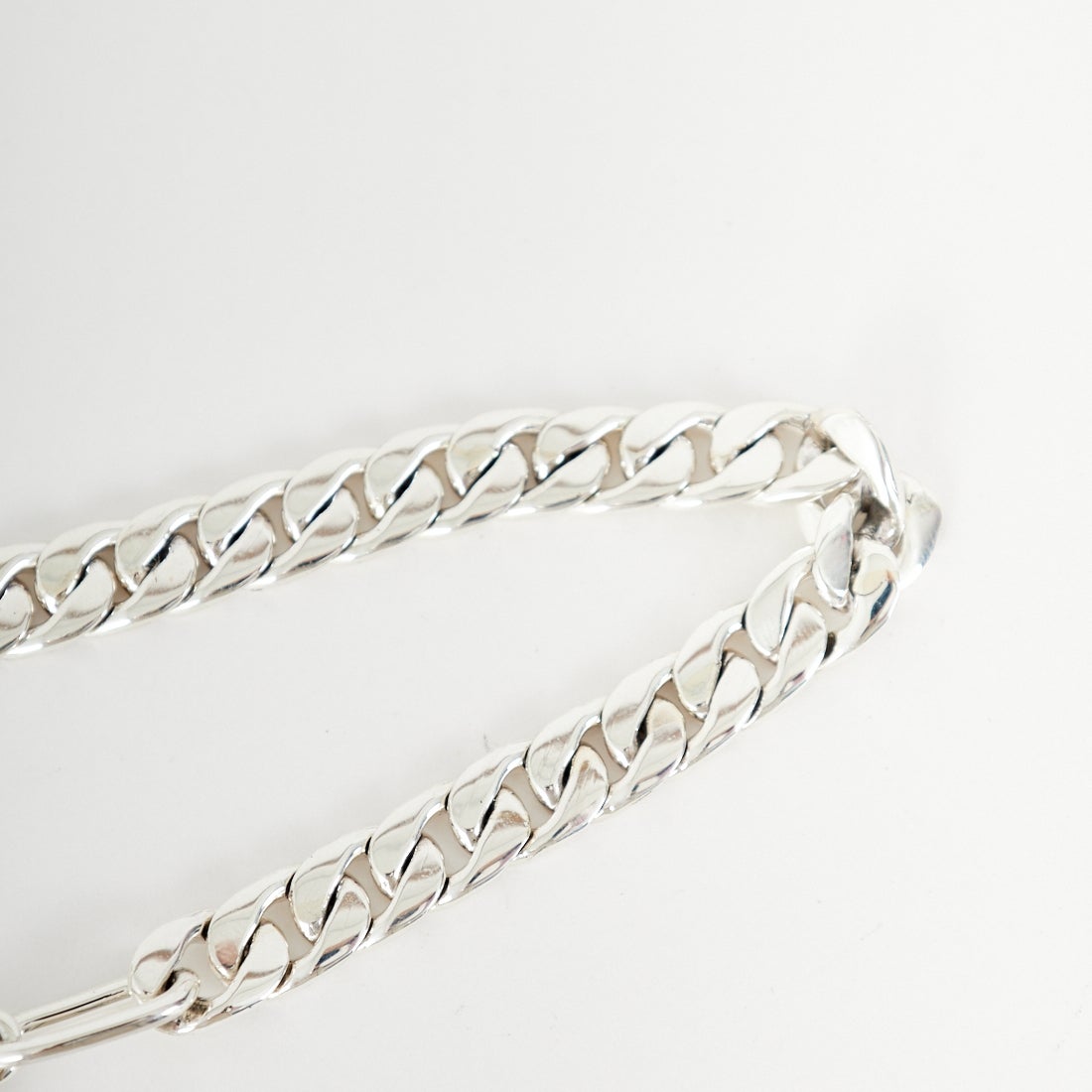 XOLO JEWELRY [ショロジュエリー] ベーシックリンクブレスレット 8mm [XOB008-19] SILVER