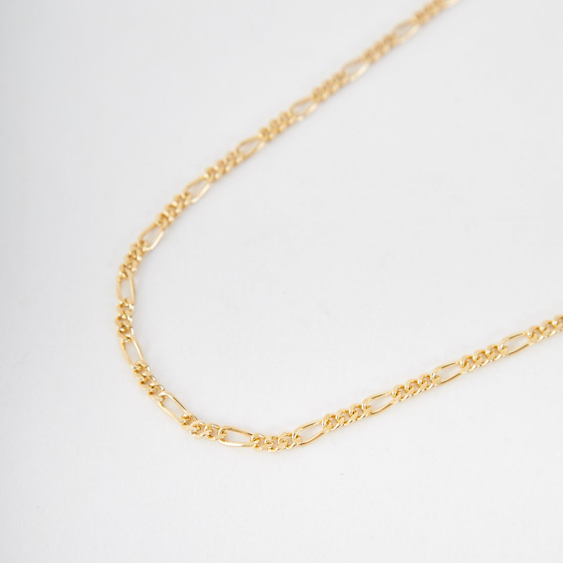 XOLO JEWELRY [ショロジュエリー] フィガロリンクネックレス 2mm [XON049-60G] GOLD