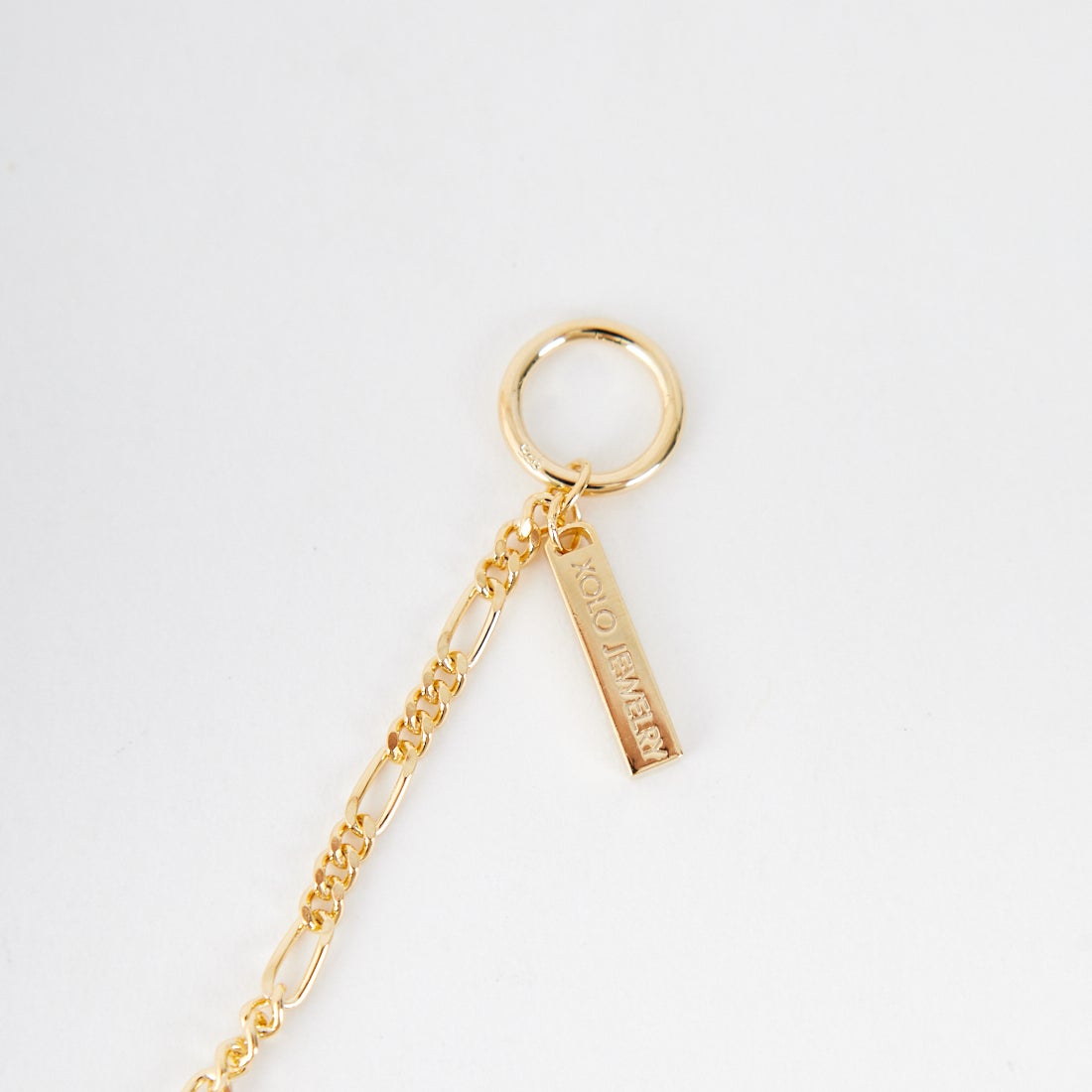 XOLO JEWELRY [ショロジュエリー] フィガロリンクネックレス 2mm [XON049-60G] GOLD