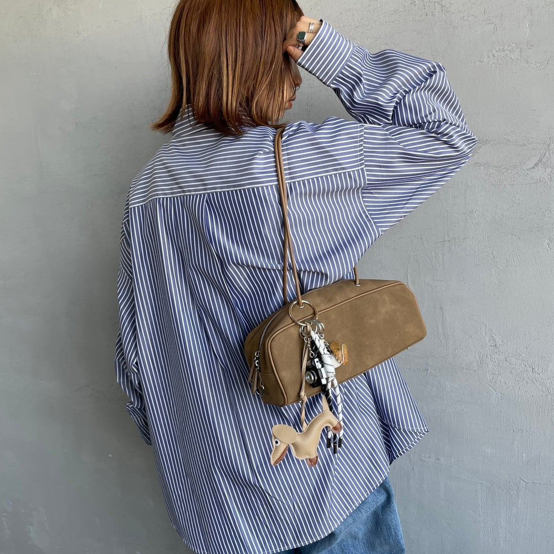 &MyuQ [アンドミューク] KAKU ショルダーバッグ [MCB096]｜ジーンズ