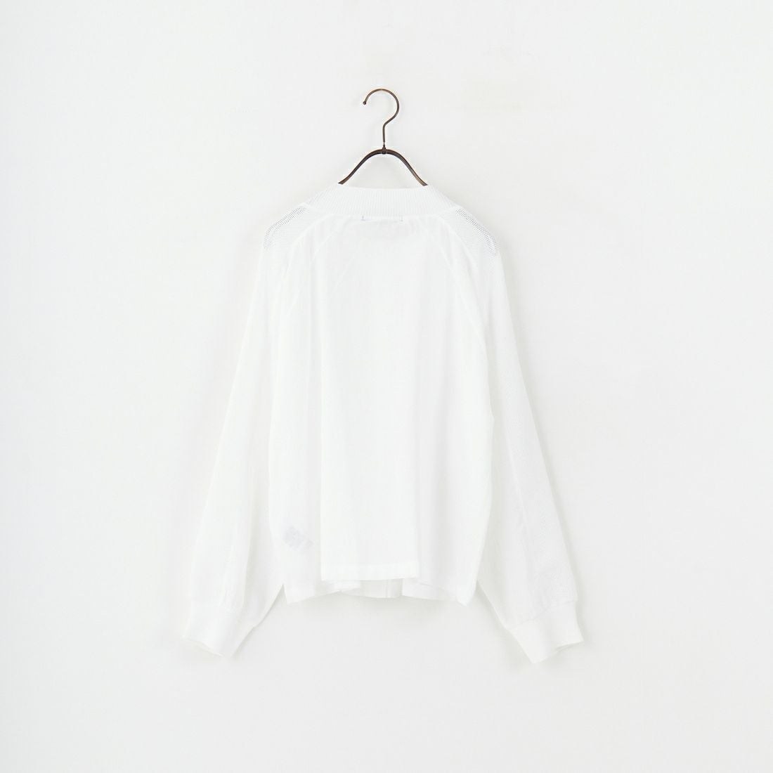 Munich [ミューニック] リブカフドッキングブラウス [MN252T02] 001 WHT
