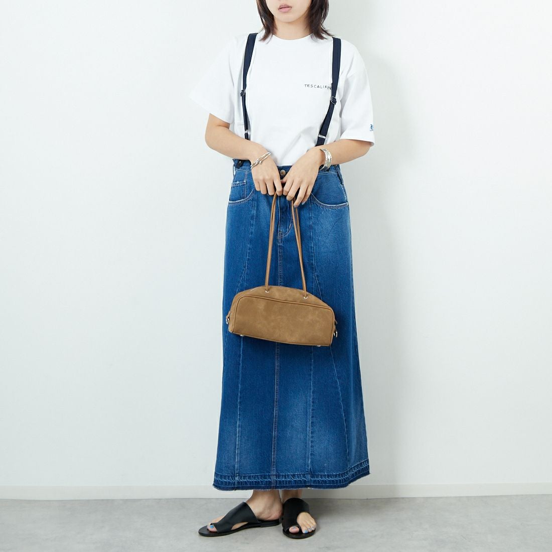 ANTGAUGE [アントゲージ] ｻﾛﾍﾟｯﾄｽｶｰﾄ [GE521] 36 ﾕｰｽﾞﾄﾞ &&モデル身長：167cm 着用サイズ：M&&