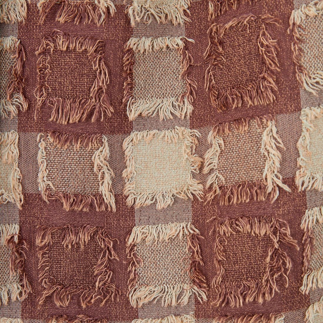 Kelen [ケレン] フリンジチェックワイドパンツ [LKL25FPT2105] BROWN