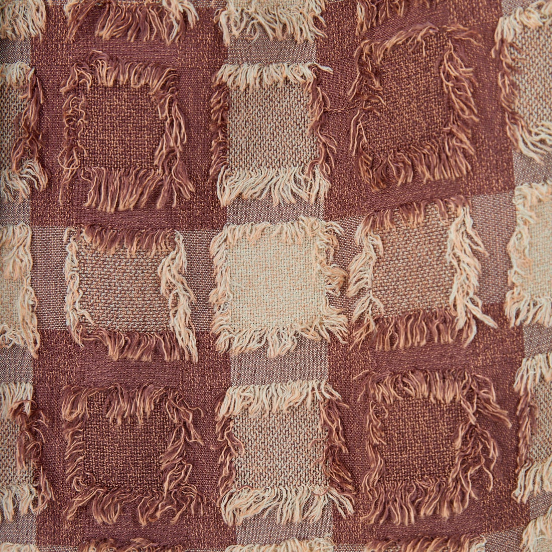 Kelen [ケレン] フリンジチェックワイドパンツ [LKL25FPT2105] BROWN