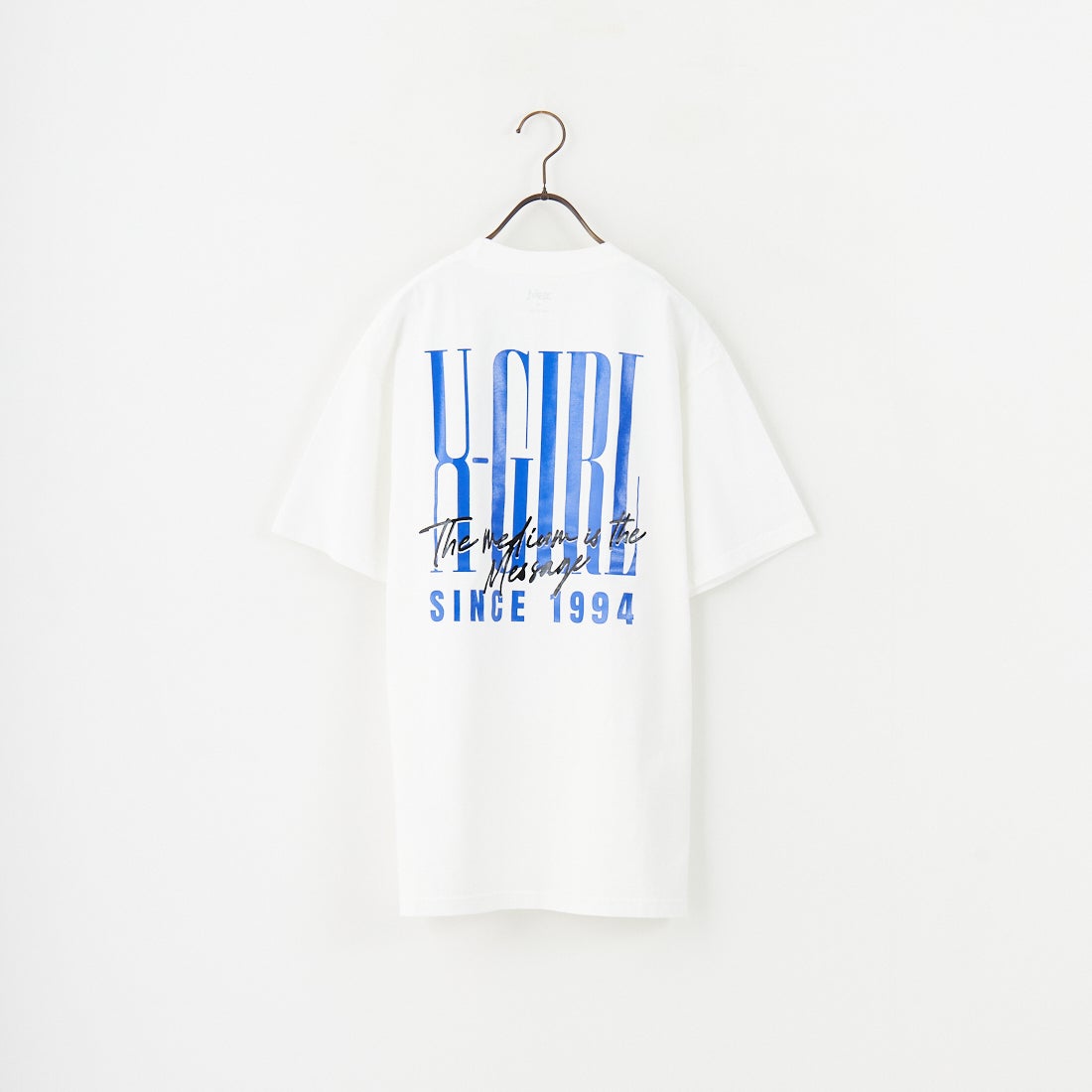 X-girl [エックスガール] バーチカルロゴ ショートスリーブTシャツ