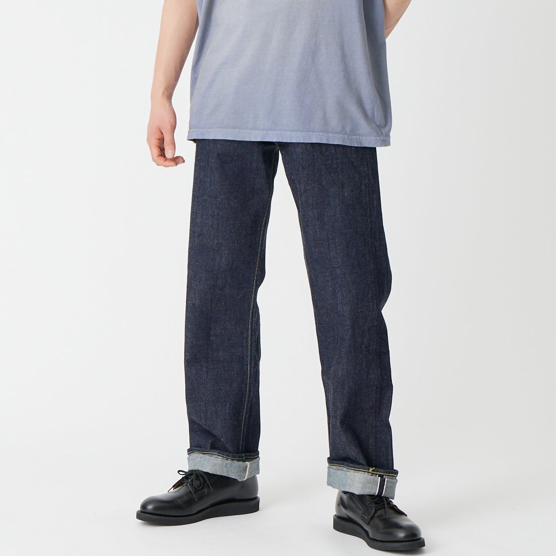 SUGAR CANE [シュガーケーン] 14.25ozスタンダードデニム 1947モデル [SC41947] 421A O.W &&モデル身長：177cm 着用サイズ：32&&