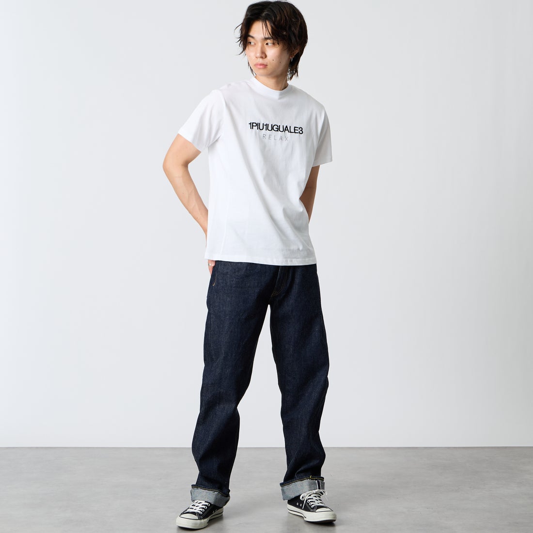 SUGAR CANE [シュガーケーン] 14.25ozスタンダードデニム 1947モデル [SC41947] 421A O.W &&モデル身長：177cm 着用サイズ：32&&