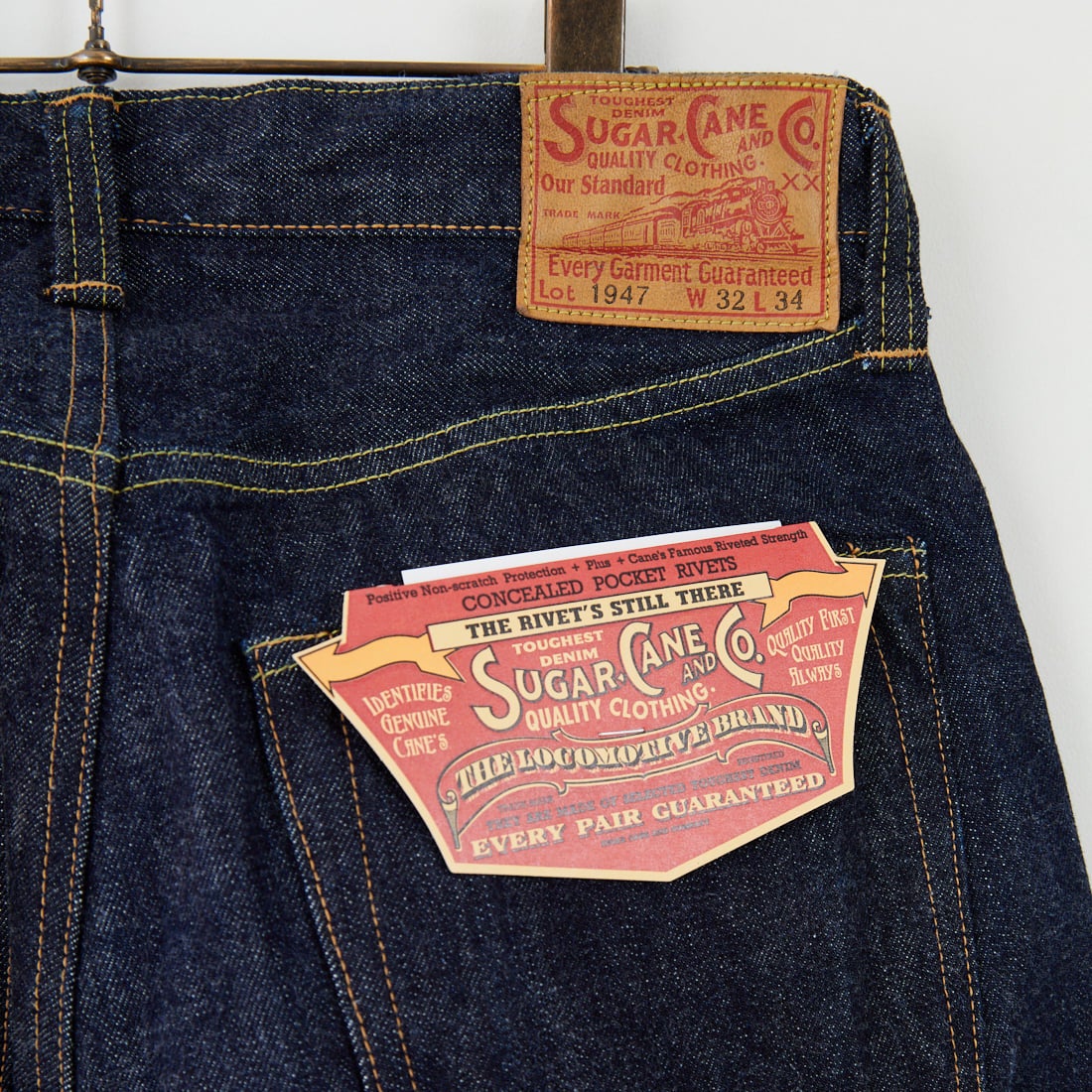 SUGAR CANE [シュガーケーン] 14.25ozスタンダードデニム 1947モデル [SC41947] 421A O.W
