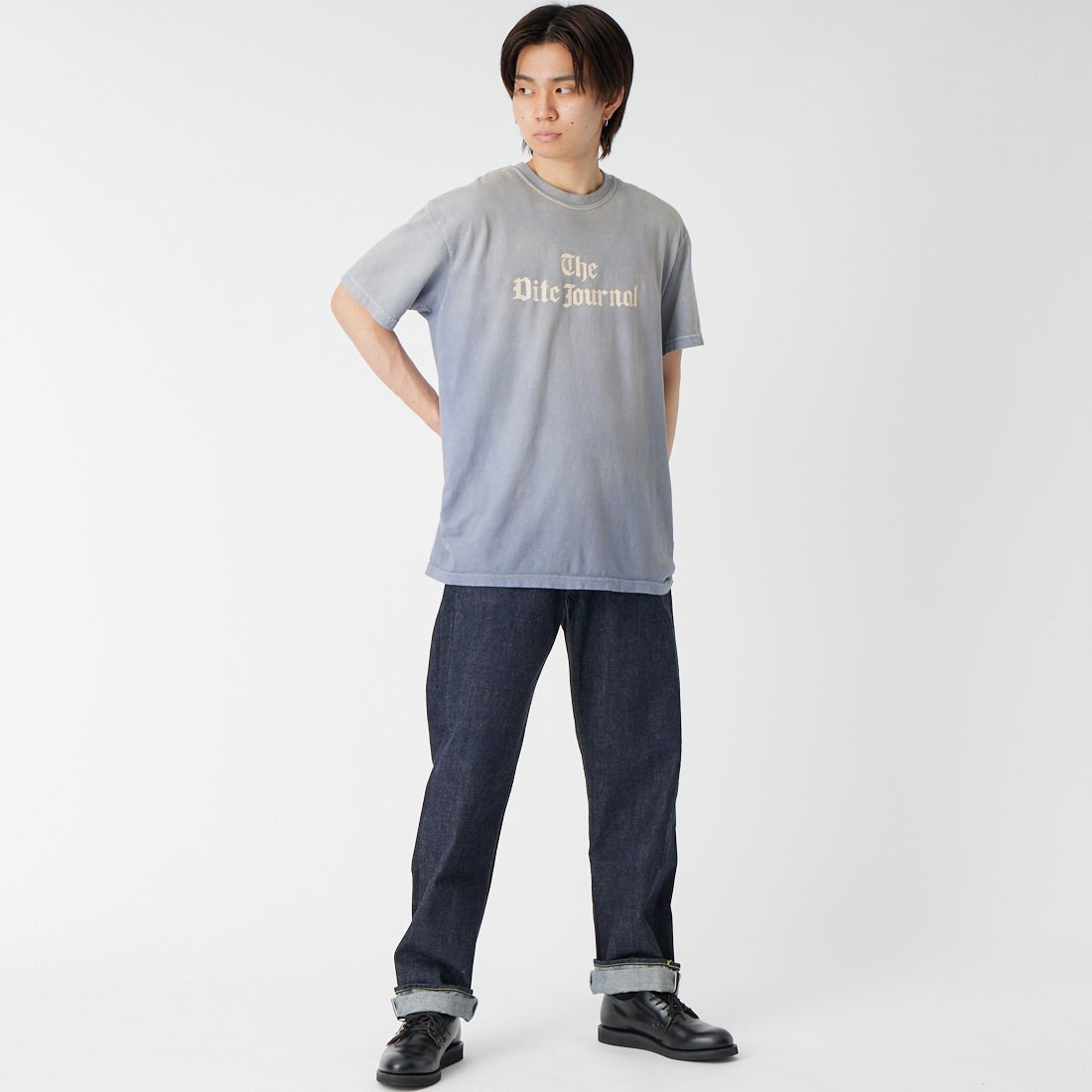 SUGAR CANE [シュガーケーン] 14.25ozスタンダードデニム 1947モデル [SC41947] 421A O.W &&モデル身長：177cm 着用サイズ：32&&