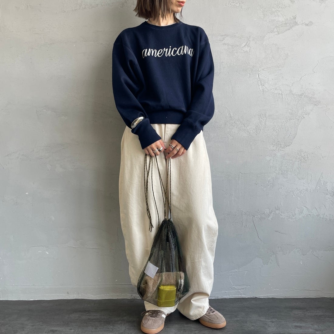 ODDMENT [オッドメント] メッシュネットポーチ [INDIVI-NET-POUCH] WOODLAND