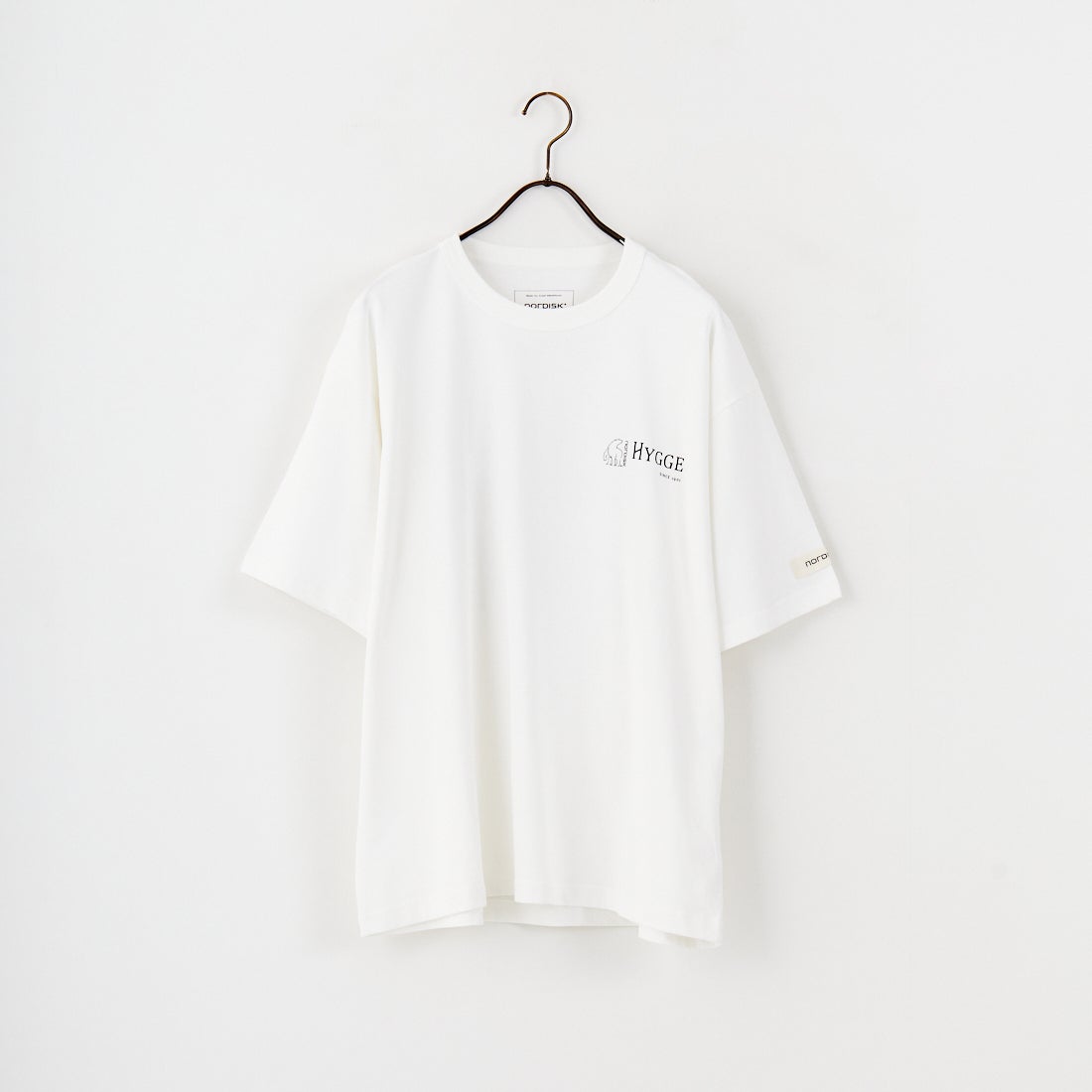 NORDISK [ノルディスク] 別注 HYGGE フィッシュバックプリントTシャツ [NU11502-JF] WHITE