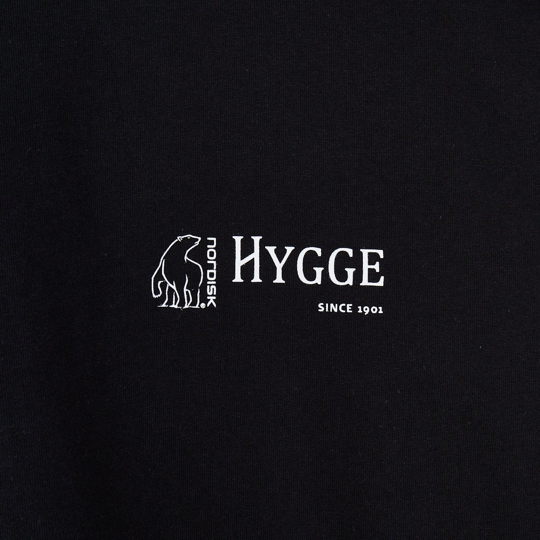 NORDISK [ノルディスク] 別注 HYGGE シカバックプリントTシャツ [NU11503-JF] BLACK