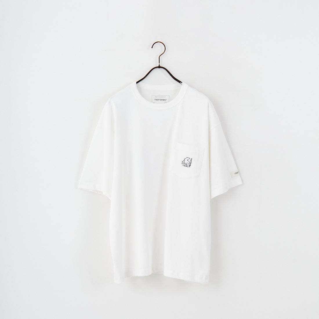 NORDISK [ノルディスク] 別注 ワンポイントポケットTシャツ [NU11505-JF] WHITE
