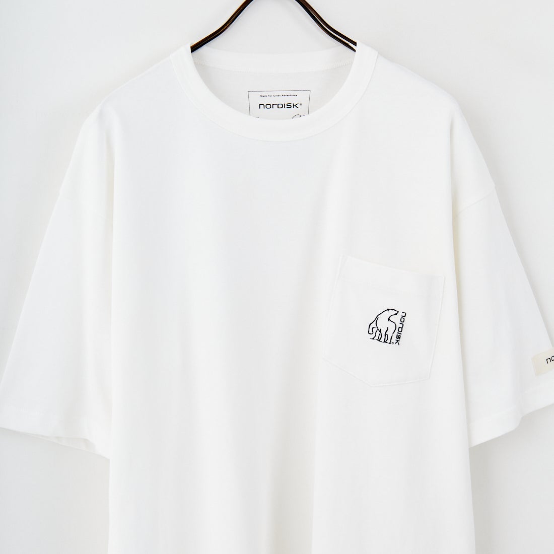NORDISK [ノルディスク] 別注 ワンポイントポケットTシャツ [NU11505-JF] WHITE