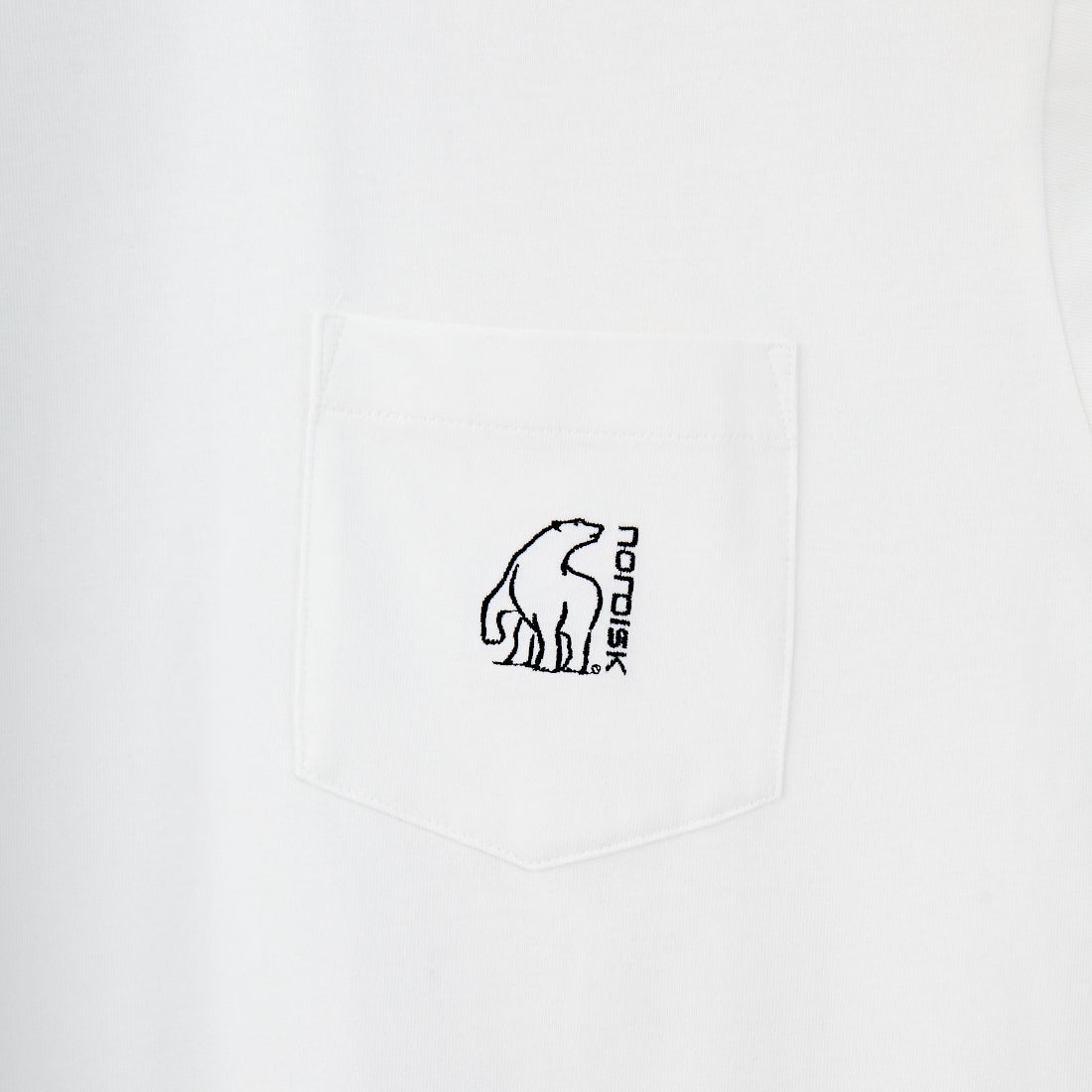 NORDISK [ノルディスク] 別注 ワンポイントポケットTシャツ [NU11505-JF] WHITE