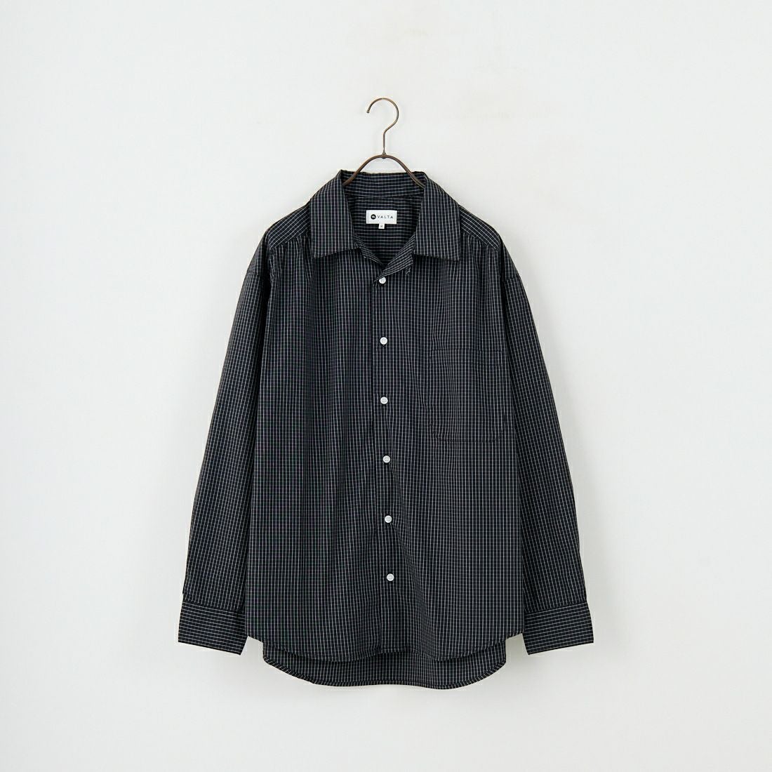 VALTA [ヴァルタ] 別注 シャーリングシャツ [VA25SS3042B-JF] CH710 BLK