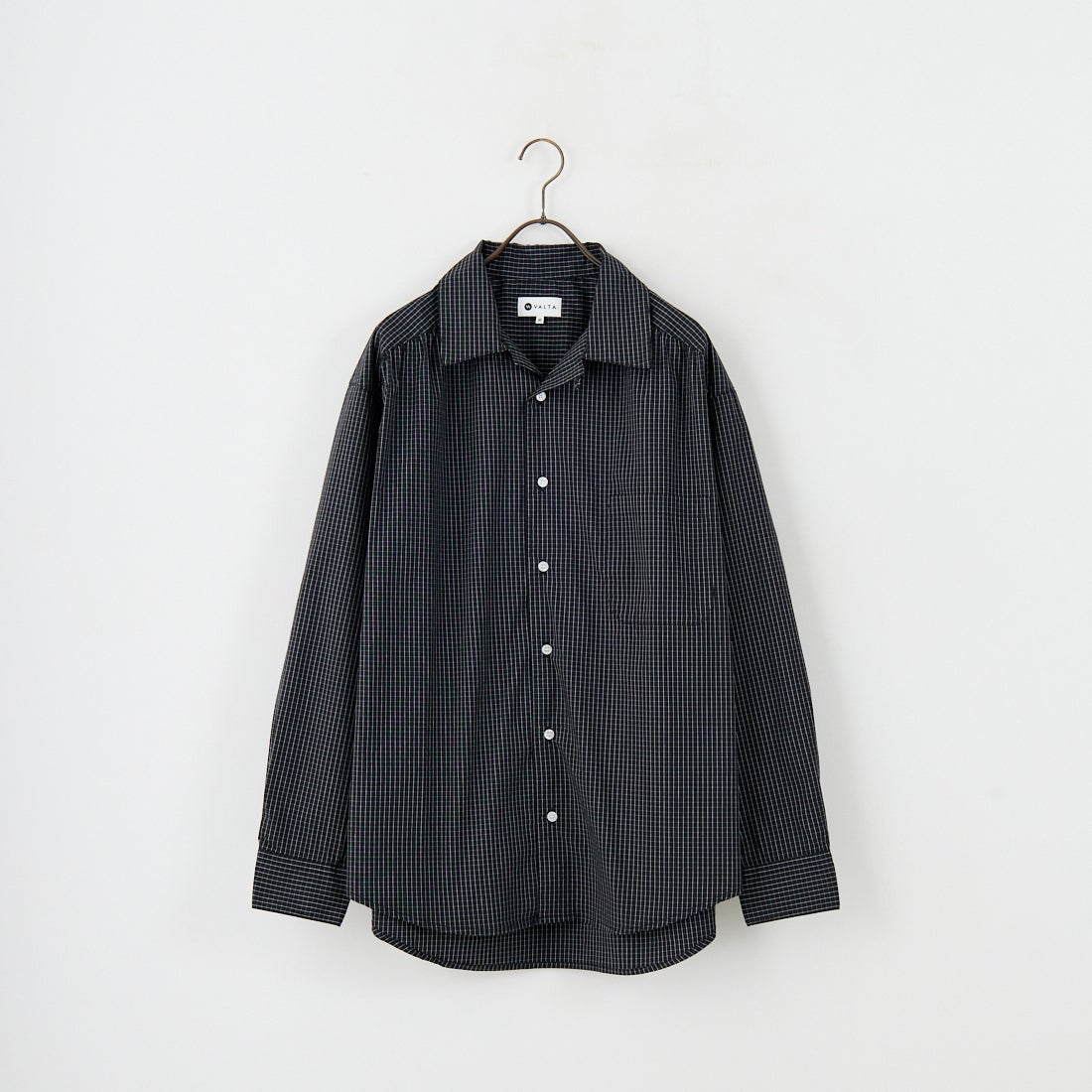 VALTA [ヴァルタ] 別注 シャーリングシャツ [VA25SS3042B-JF] CH710 BLK