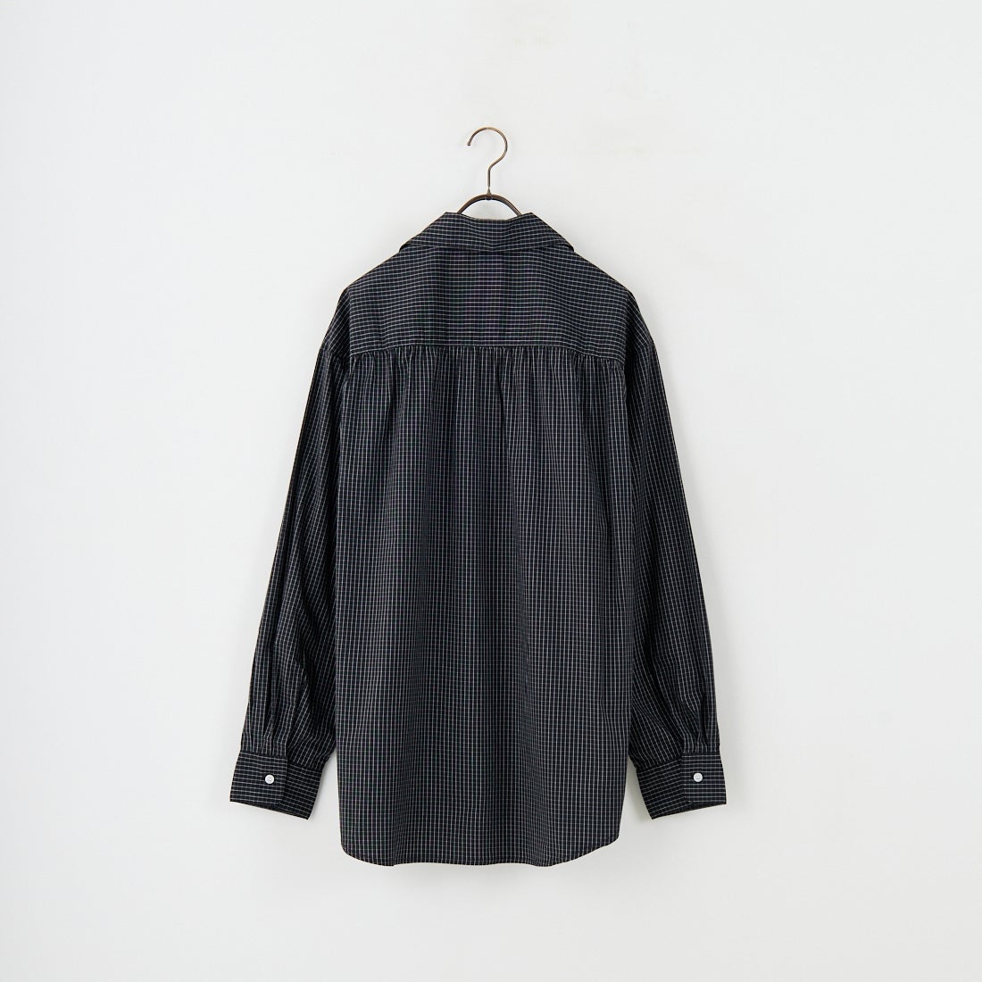 VALTA [ヴァルタ] 別注 シャーリングシャツ [VA25SS3042B-JF] CH710 BLK