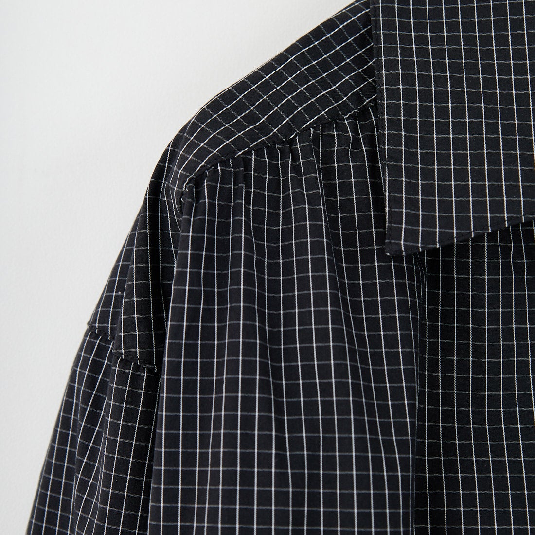VALTA [ヴァルタ] 別注 シャーリングシャツ [VA25SS3042B-JF] CH710 BLK