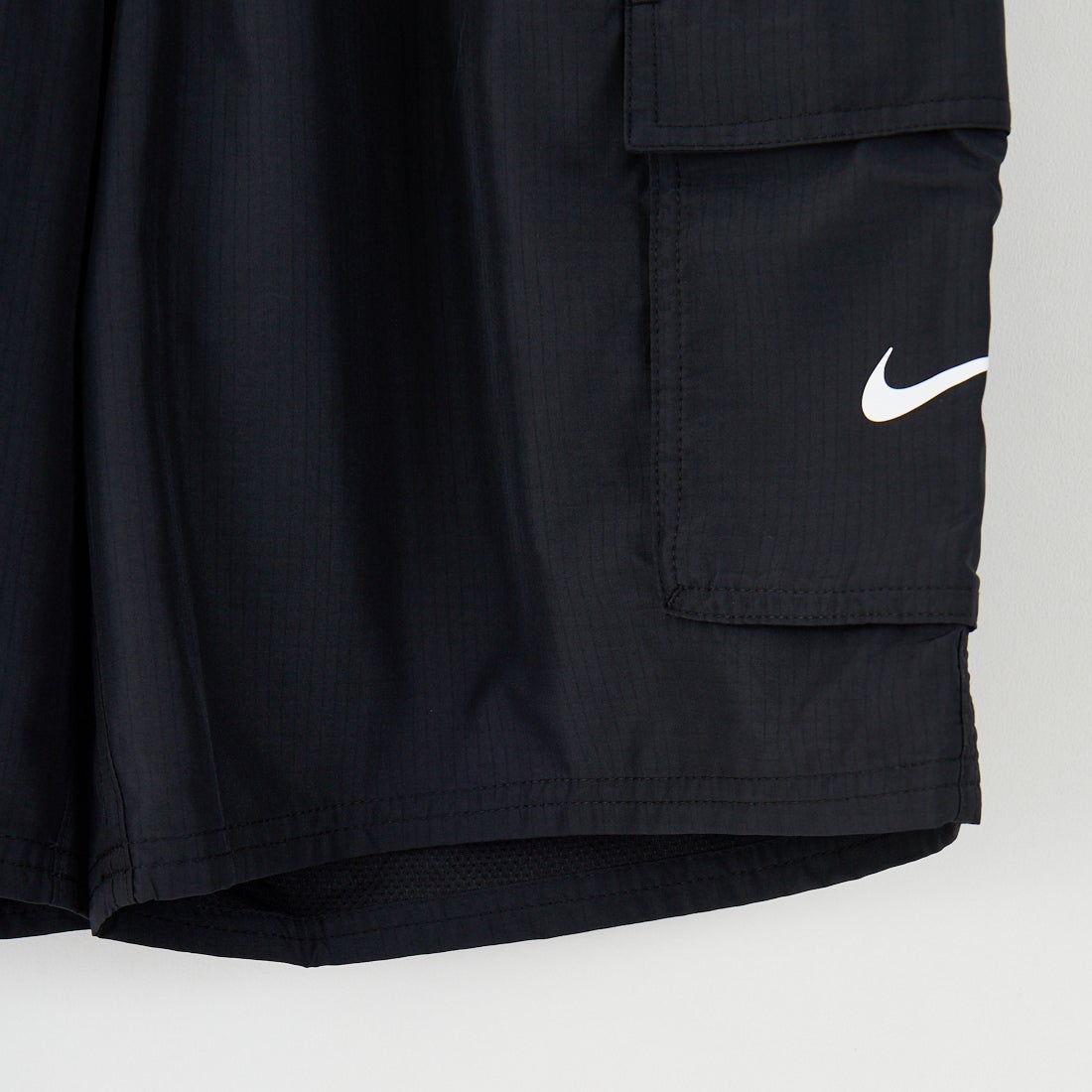 NIKE SWIM [ナイキスイム] リップストップ9インチカーゴボレーショーツ [NESSF452] N001 ﾌﾞﾗｯｸ
