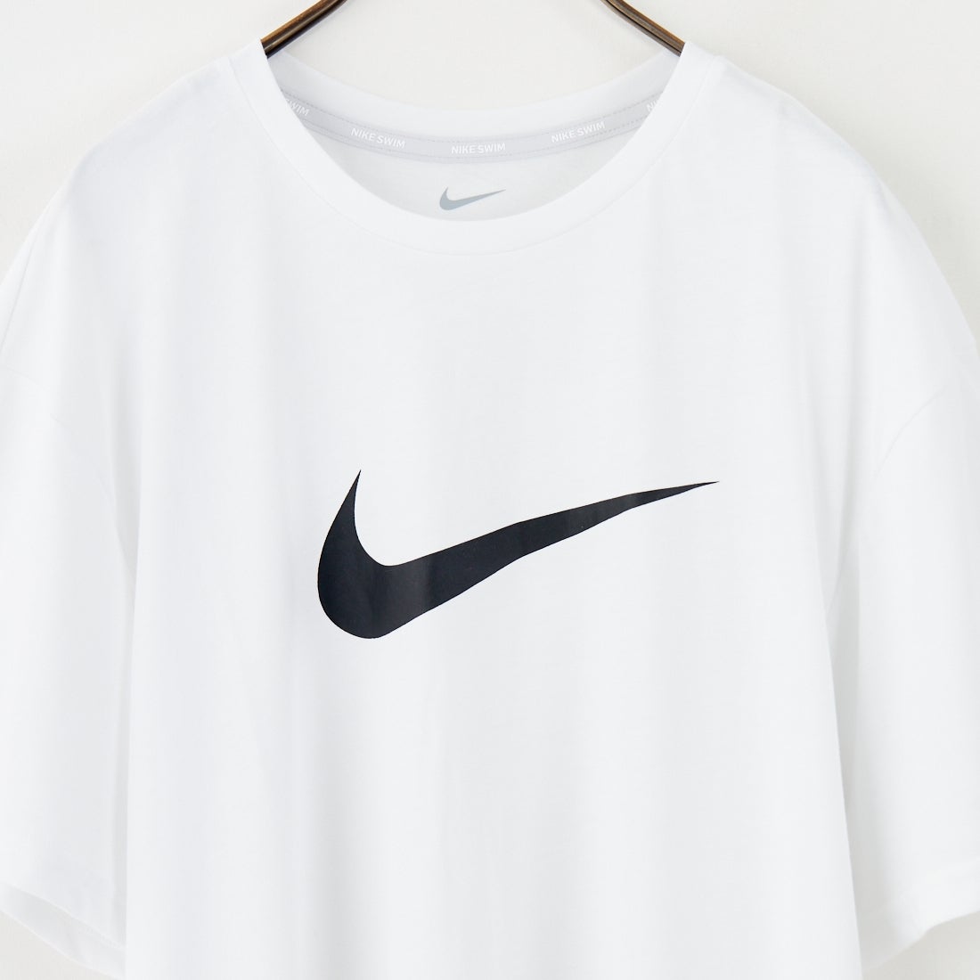 NIKE SWIM [ナイキスイム] コットンライク スニーカーボックスラッシュガード [NESSF523] N100 ﾎﾜｲﾄ