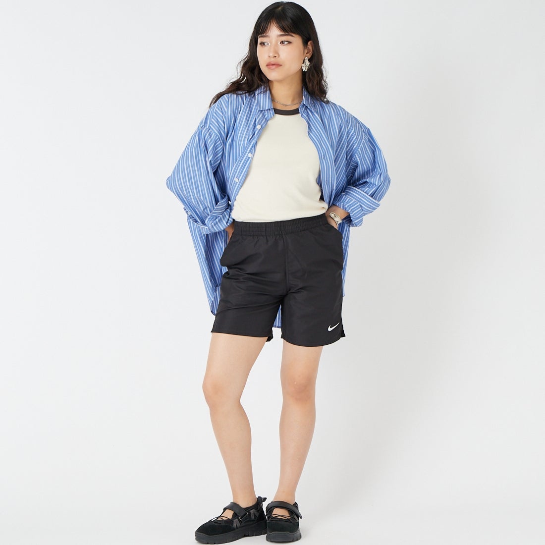 SWIM ショートパンツ ネイビー Sサイズ NIKE SWIM [ナイキスイム] ヒーロースタイル7インチボレーショーツ