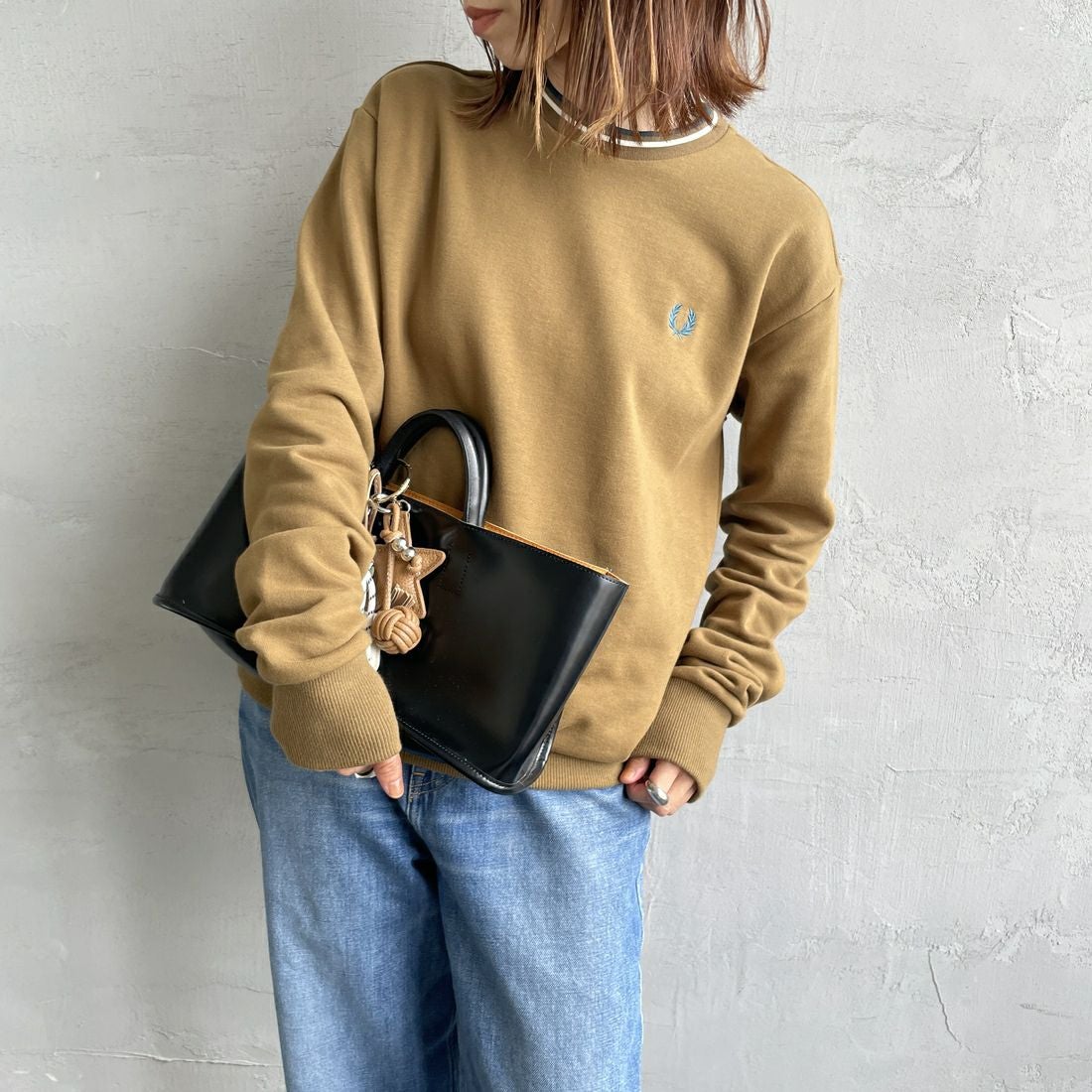 FRED PERRY [フレッドペリー] 別注 ツインティップライン ワンポイント