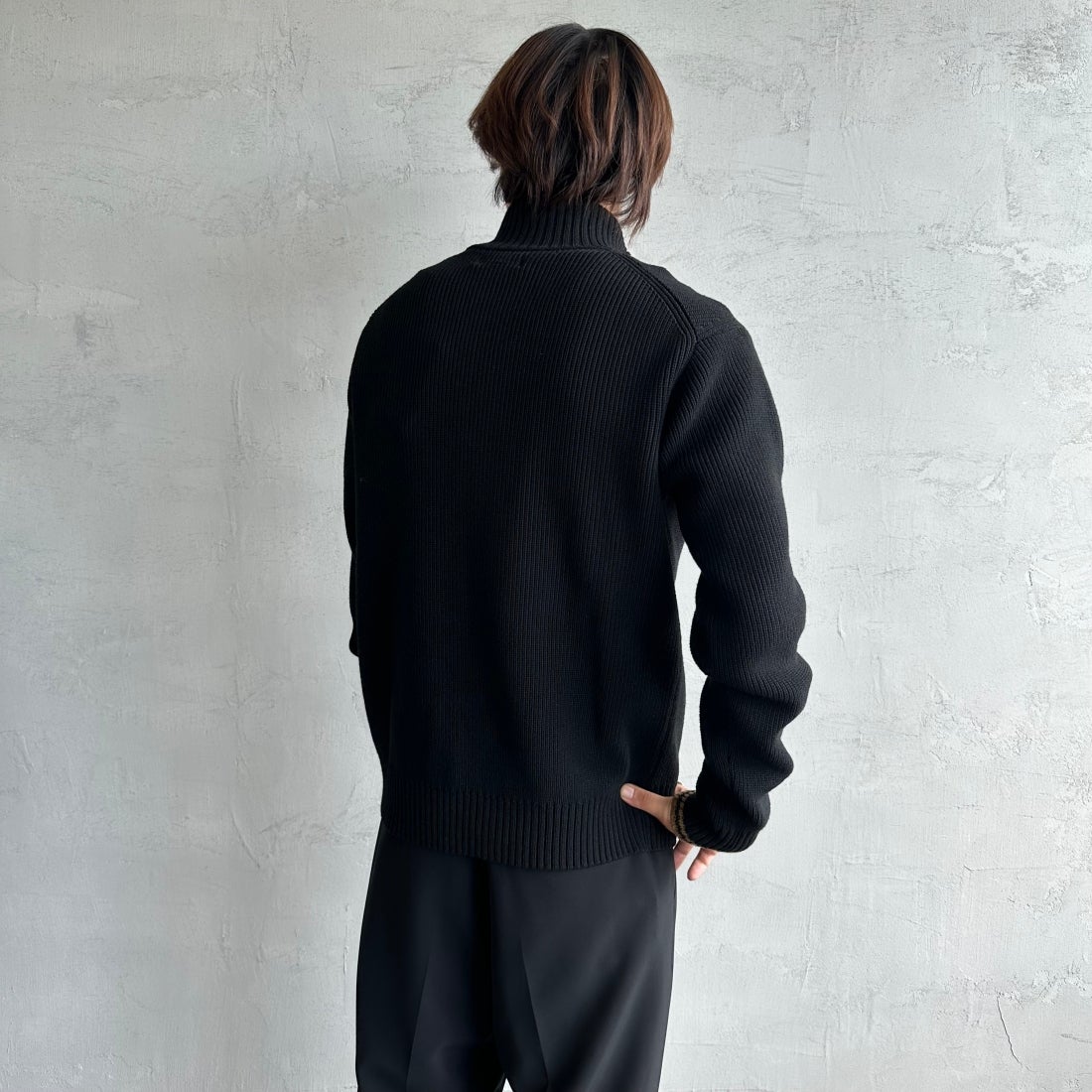 FRED PERRY [フレッドペリー] 別注 ドライバーズニット [FPM-25A-028JF