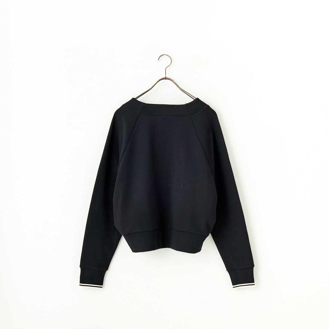 FRED PERRY [フレッドペリー] Vネックジップスルーカーディガン [G1151] 102 BLACK