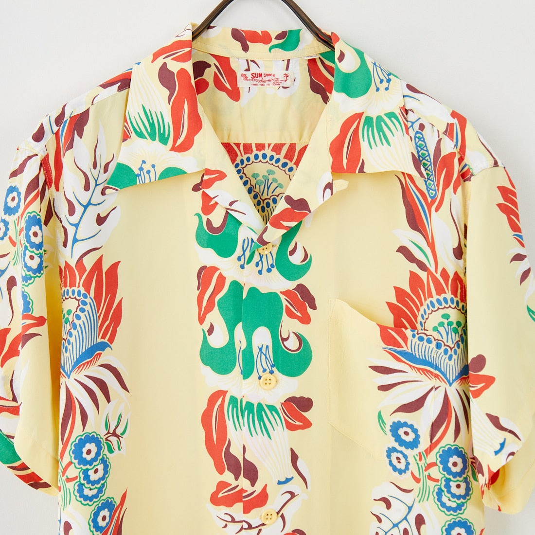 SUN SURF [サンサーフ] レーヨンハワイアンシャツ [SS39416] 155 YELLOW