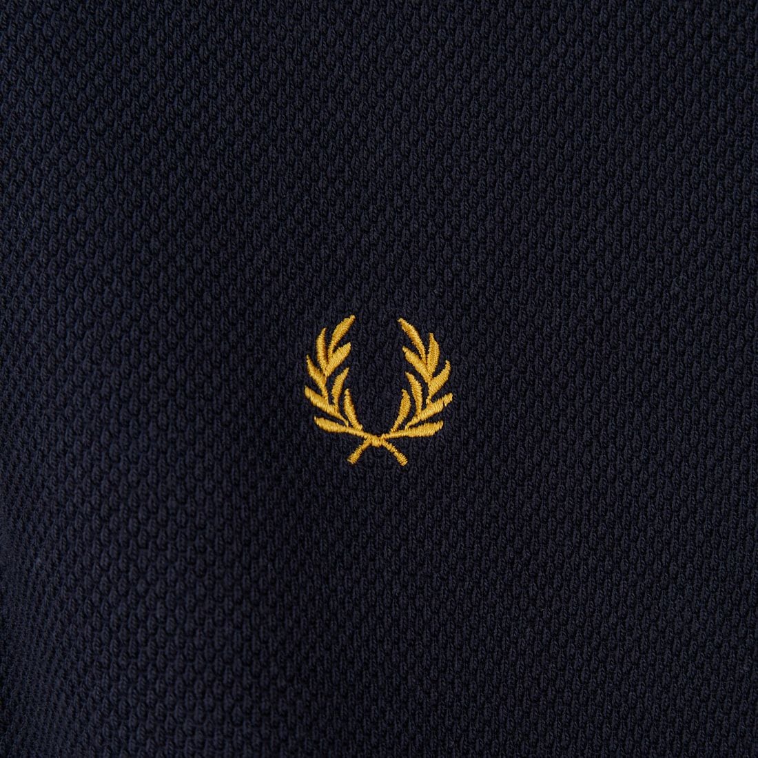 FRED PERRY [フレッドペリー] 別注 ワンポイントロゴ刺繍 ロングスリーブポロシャツ [FPM-25A-027JF] NVY/HONEYC