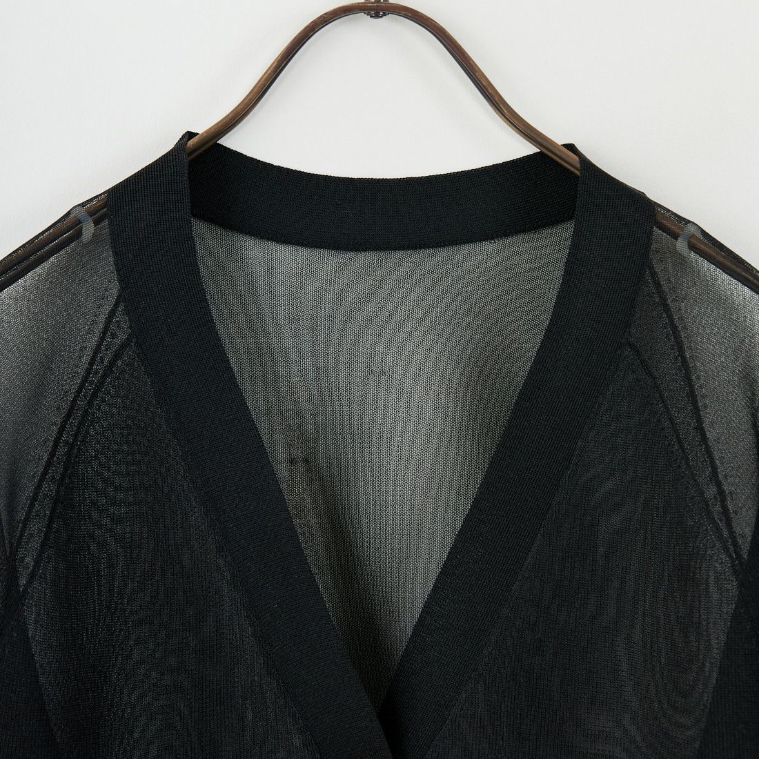 Jeans Factory Clothes [ジーンズファクトリークローズ] ラメシアーVネックカーディガン [11255816] ﾌﾞﾗｯｸ