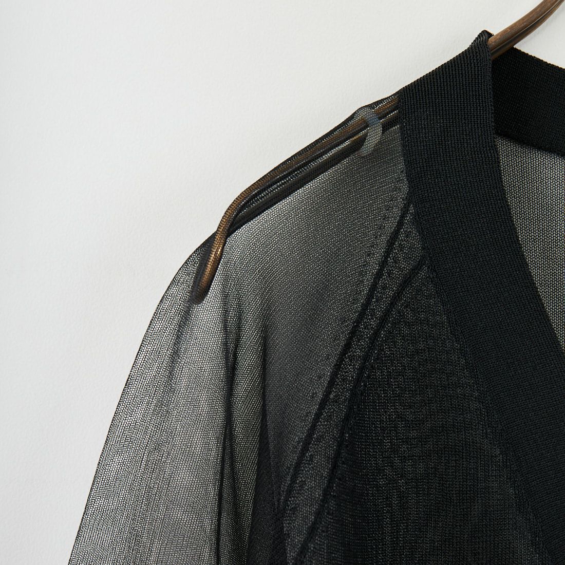 Jeans Factory Clothes [ジーンズファクトリークローズ] ラメシアーVネックカーディガン [11255816] ﾌﾞﾗｯｸ