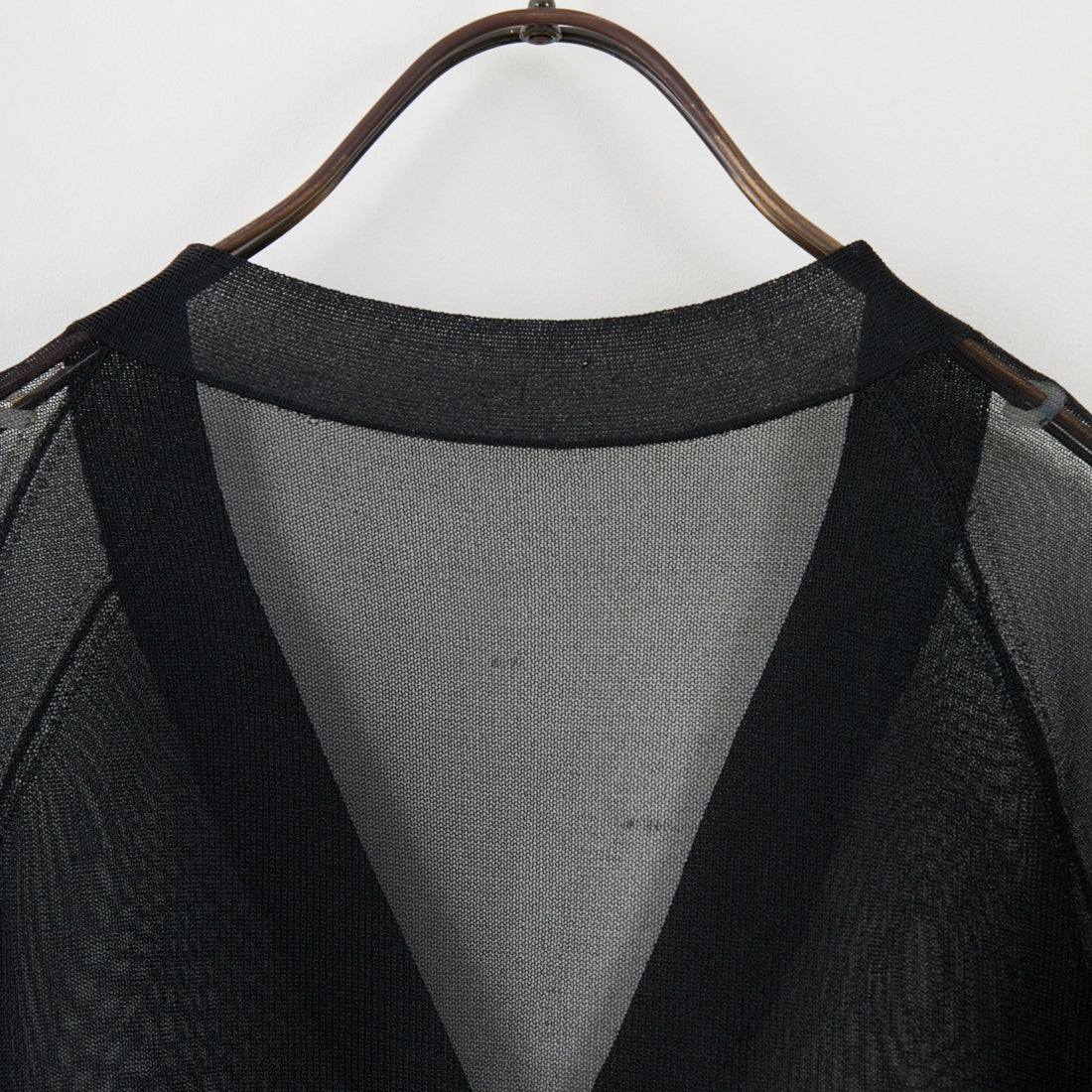 Jeans Factory Clothes [ジーンズファクトリークローズ] ラメシアーVネックカーディガン [11255816] ﾌﾞﾗｯｸ