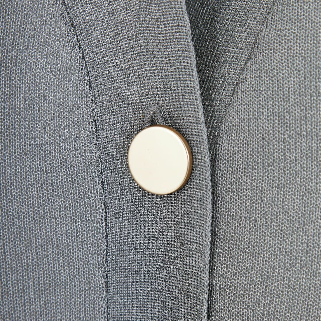 Jeans Factory Clothes [ジーンズファクトリークローズ] ラメシアーVネックカーディガン [11255816] ﾐﾃﾞｨｱﾑｸﾞﾚｰ