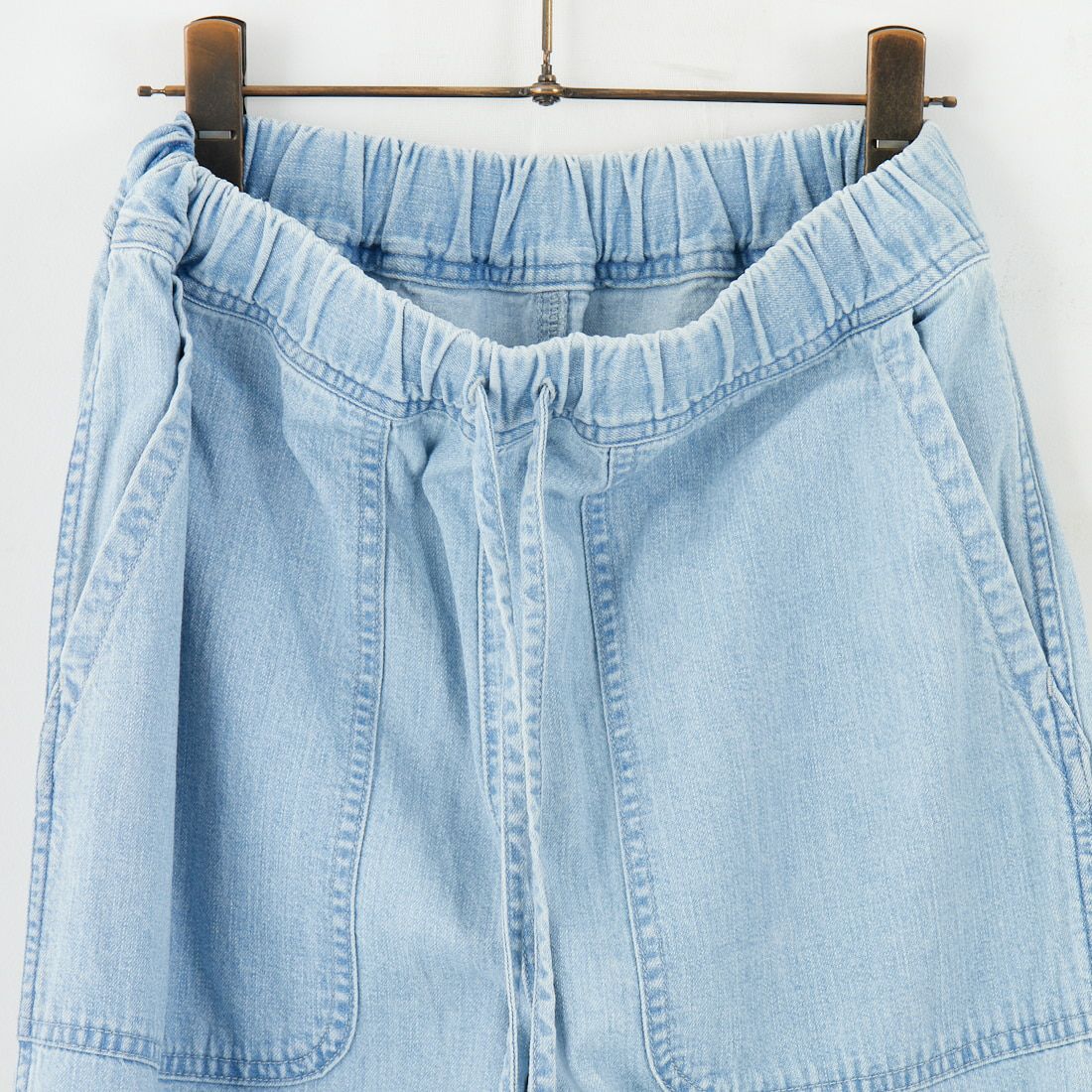 Johnbull [ジョンブル] ライトデニムイージーデッキパンツ [JL253P01] 016 ﾌﾞﾘｰﾁ