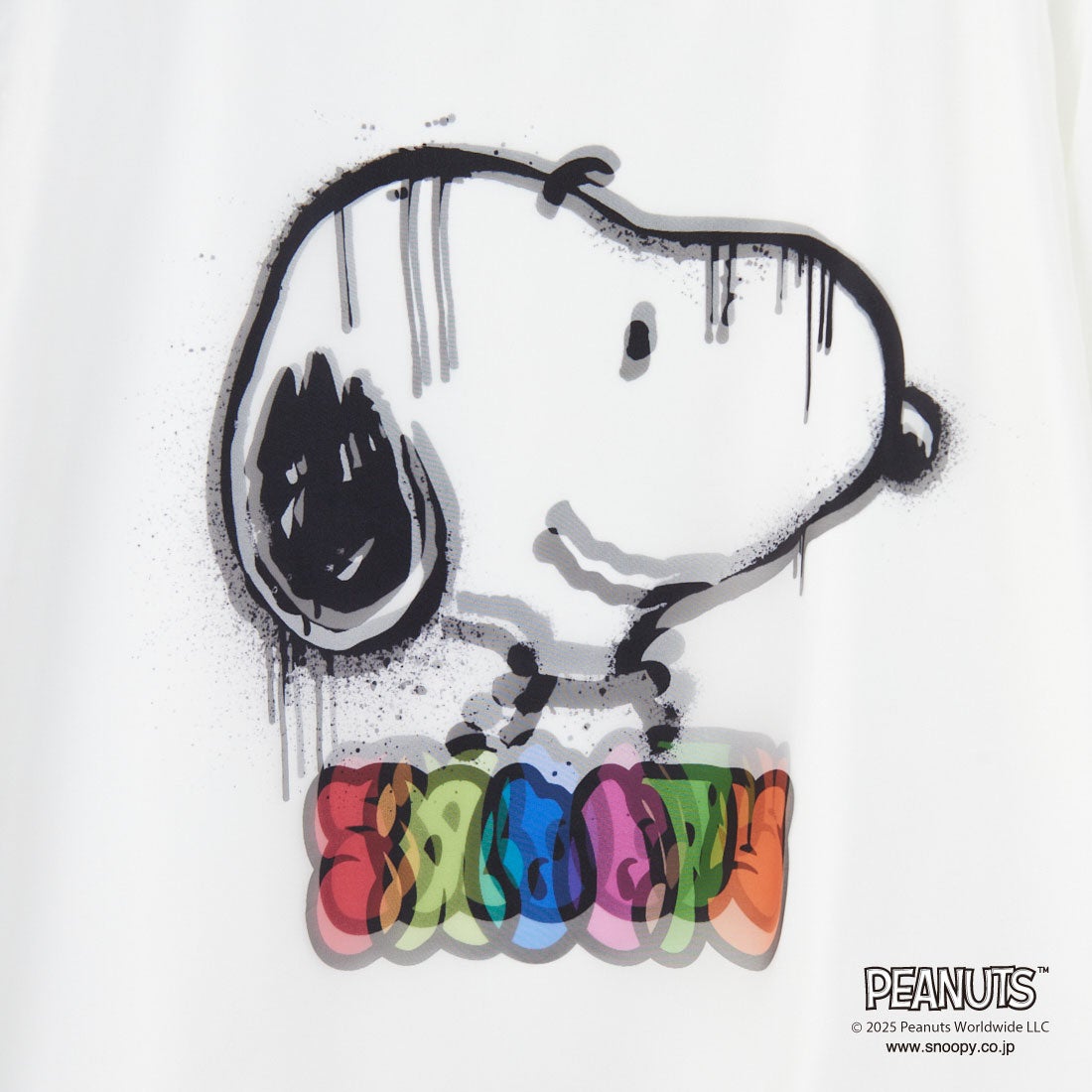 TRIPPY MIKIO ART [トリッピーミキオアート] SNOOPY スプレーアート Tシャツ [TR-056] WHITE