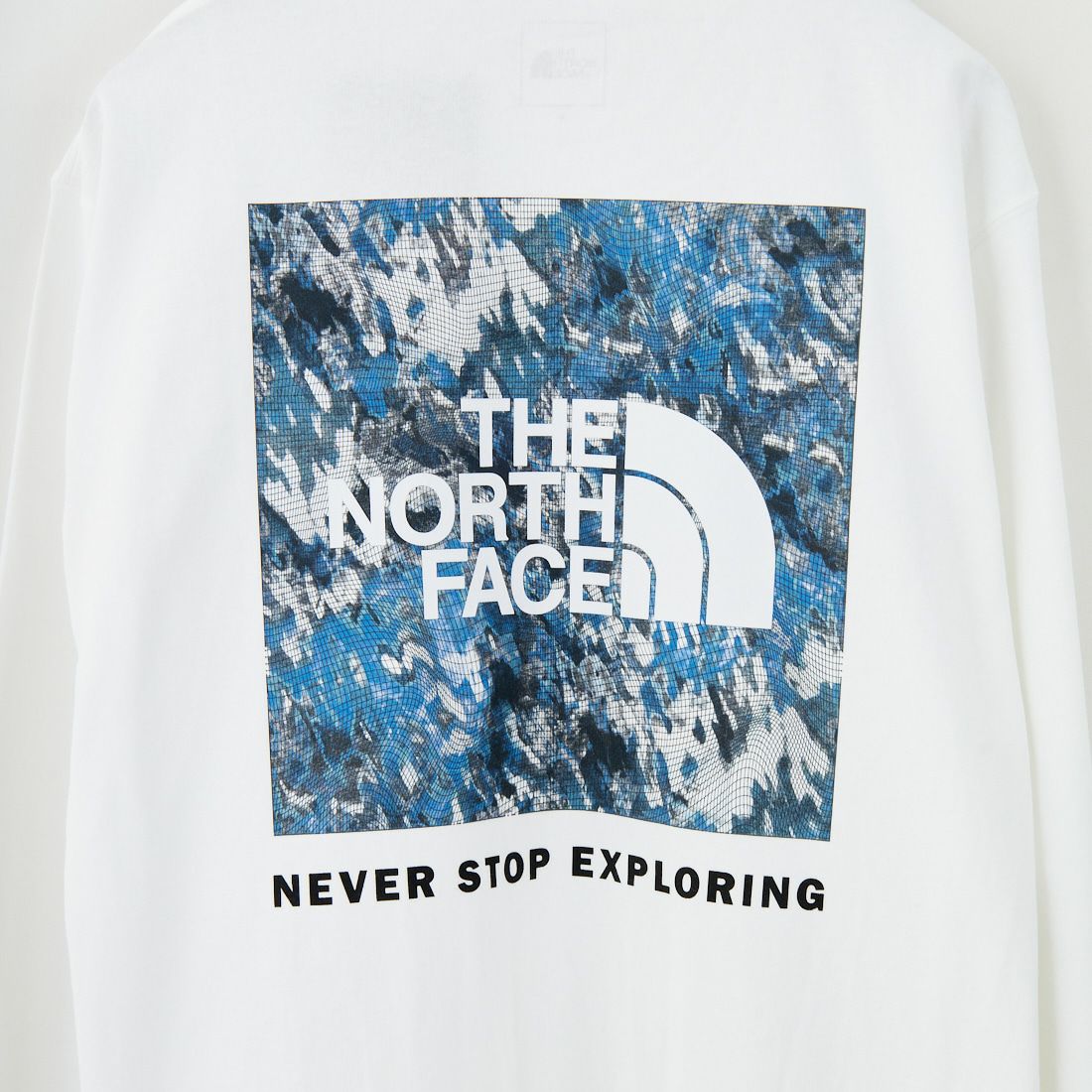 THE NORTH FACE [ザ ノースフェイス] ロングスリーブ スクエアデジタルグラフィックTシャツ [NT82545] W