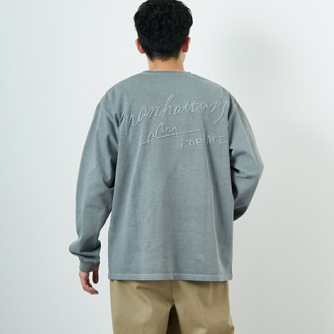 GRAY&&モデル身長：167cm 着用サイズ：L&&