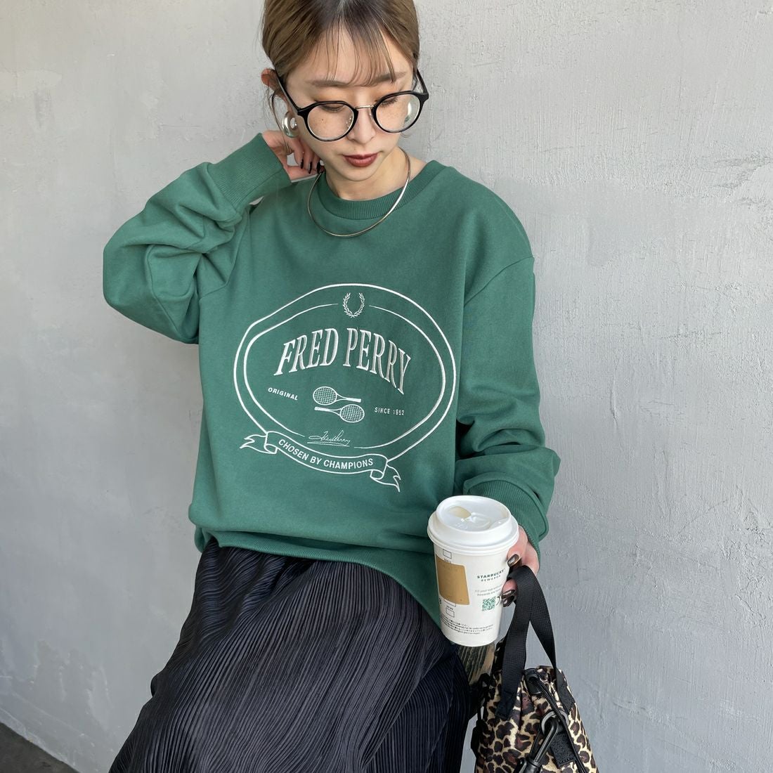 FRED PERRY [フレッドペリー] Chosen by Champions クルーネック