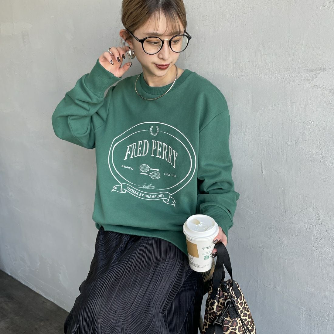 FRED PERRY [フレッドペリー] Chosen by Champions クルーネック