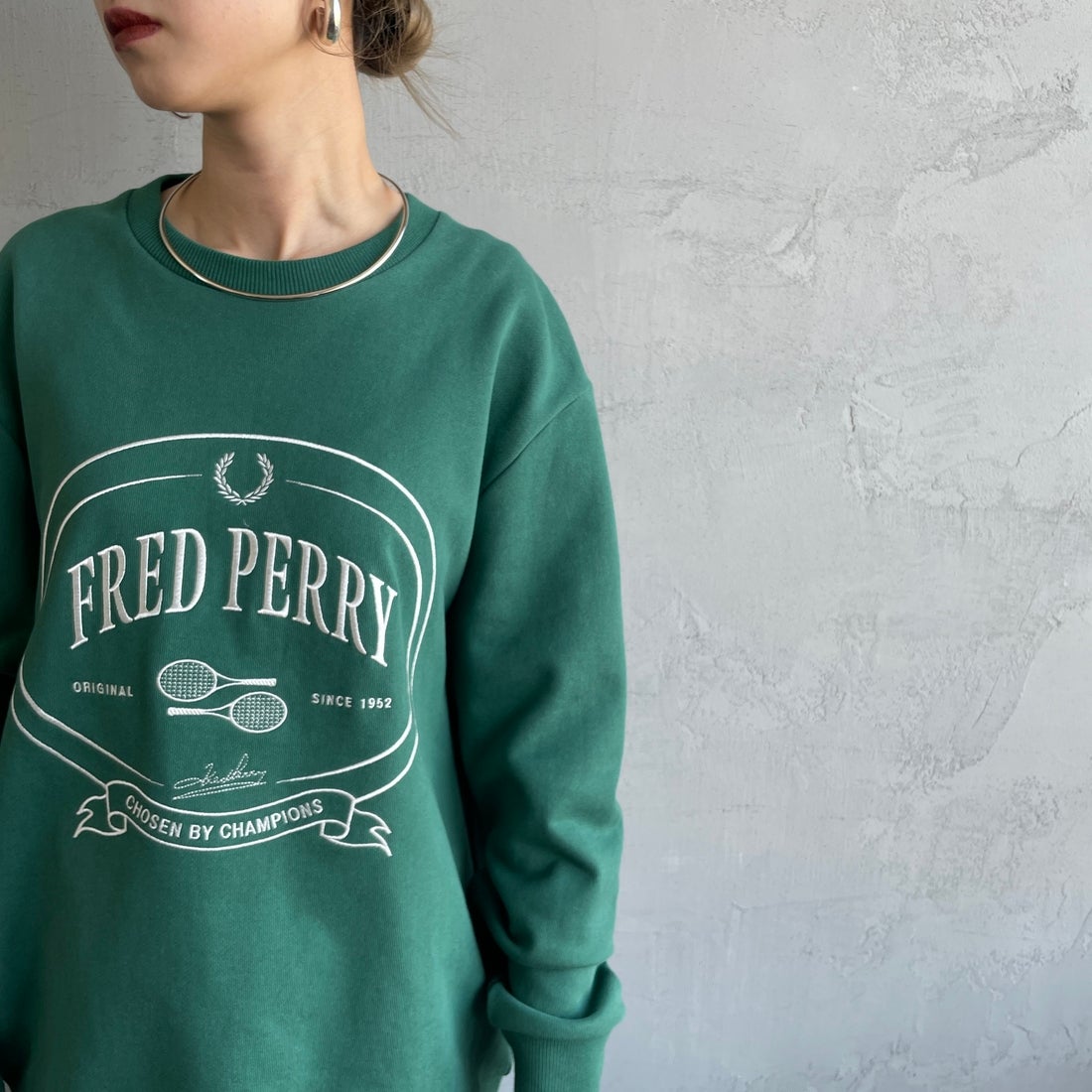 FRED PERRY [フレッドペリー] Chosen by Champions クルーネック