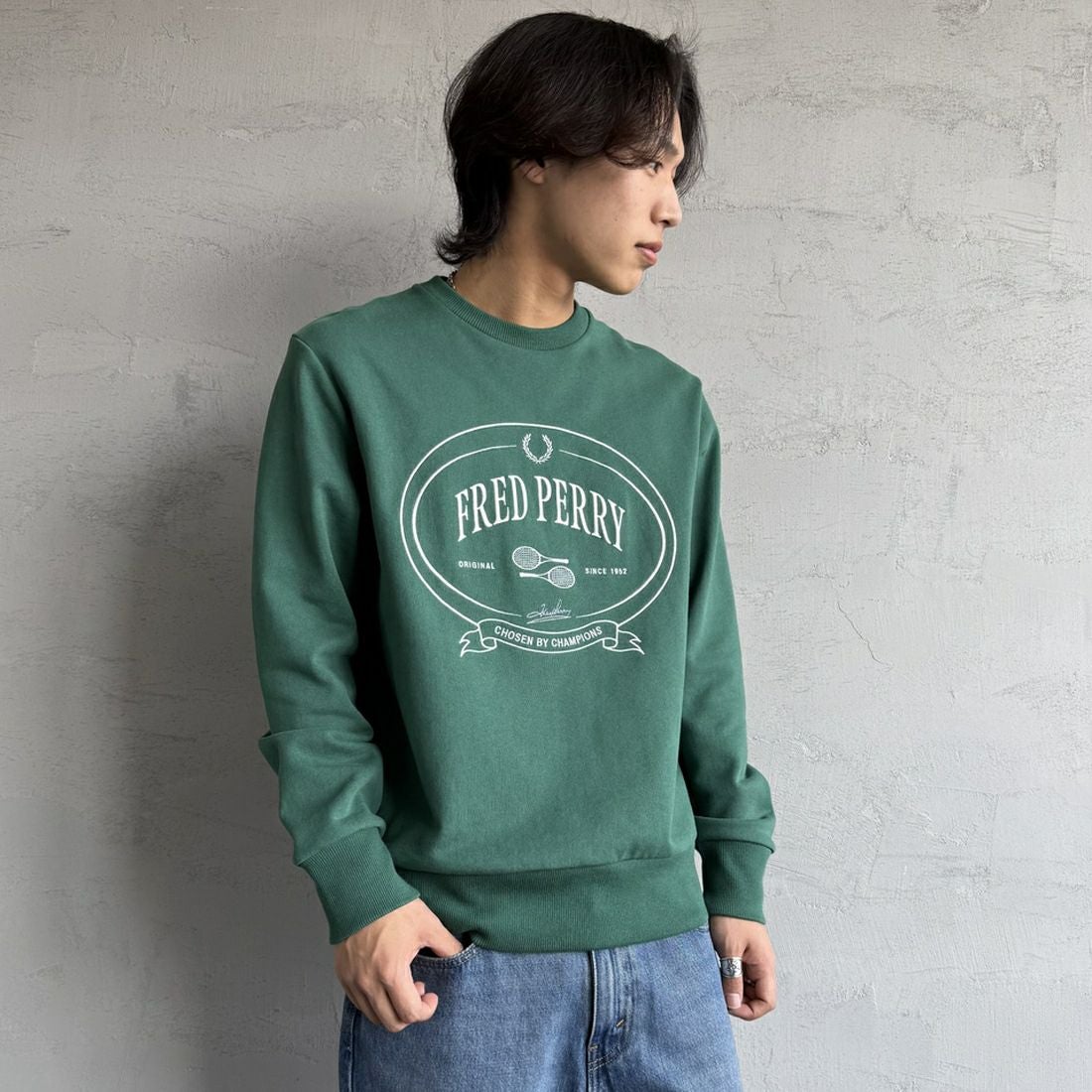 FRED PERRY [フレッドペリー] Chosen by Champions クルーネック