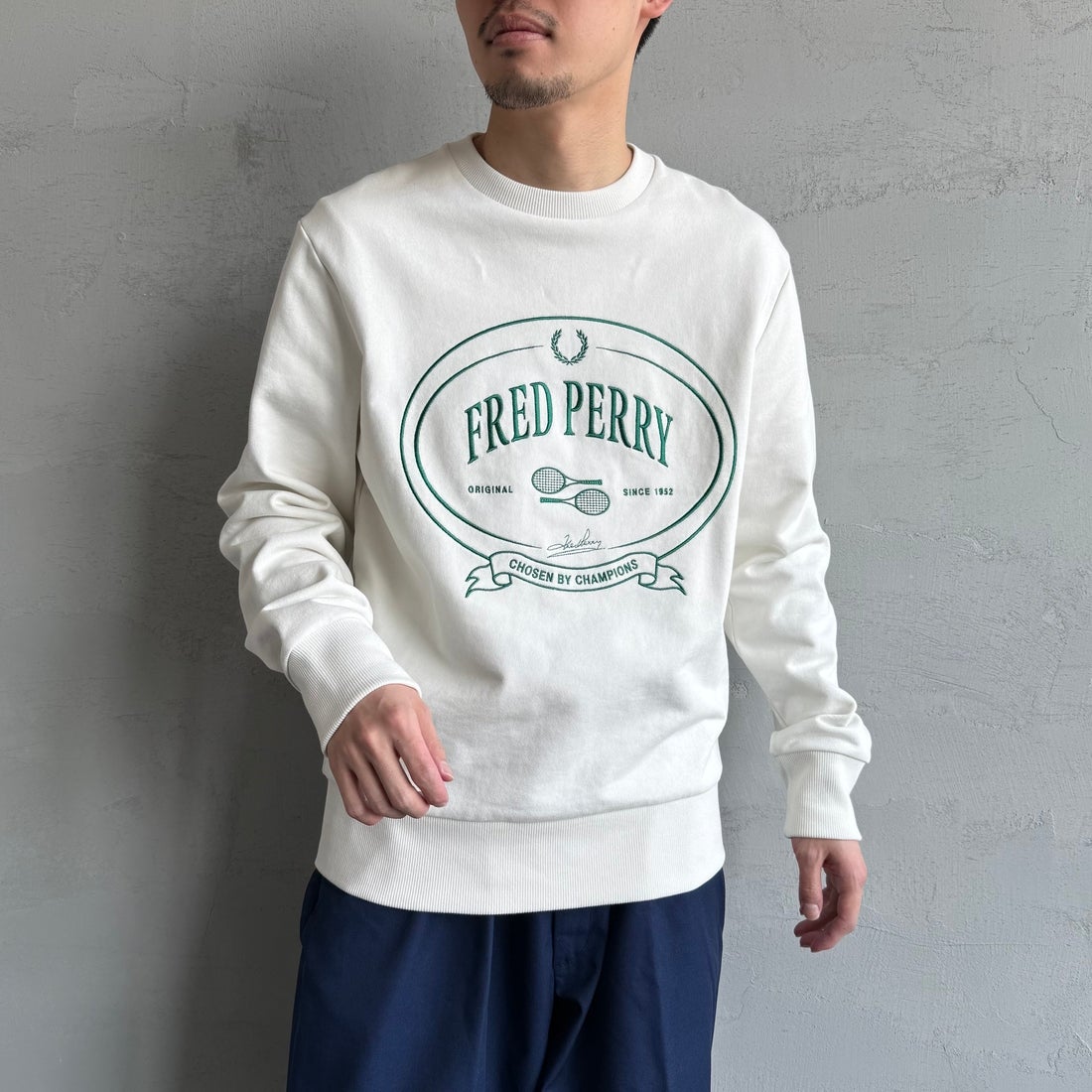 FRED PERRY [フレッドペリー] Chosen by Champions クルーネック