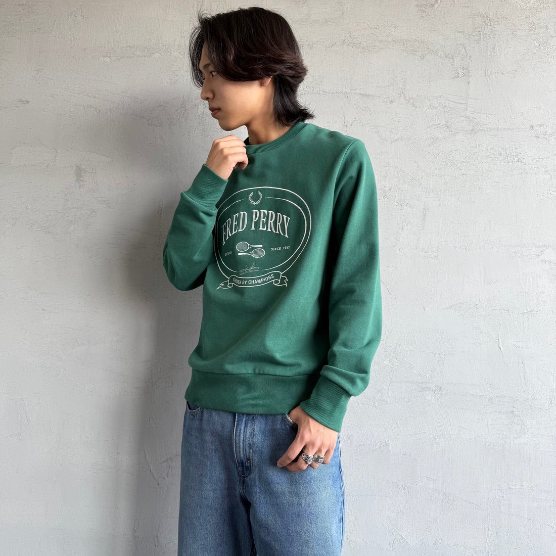 FRED PERRY [フレッドペリー] Chosen by Champions クルーネック