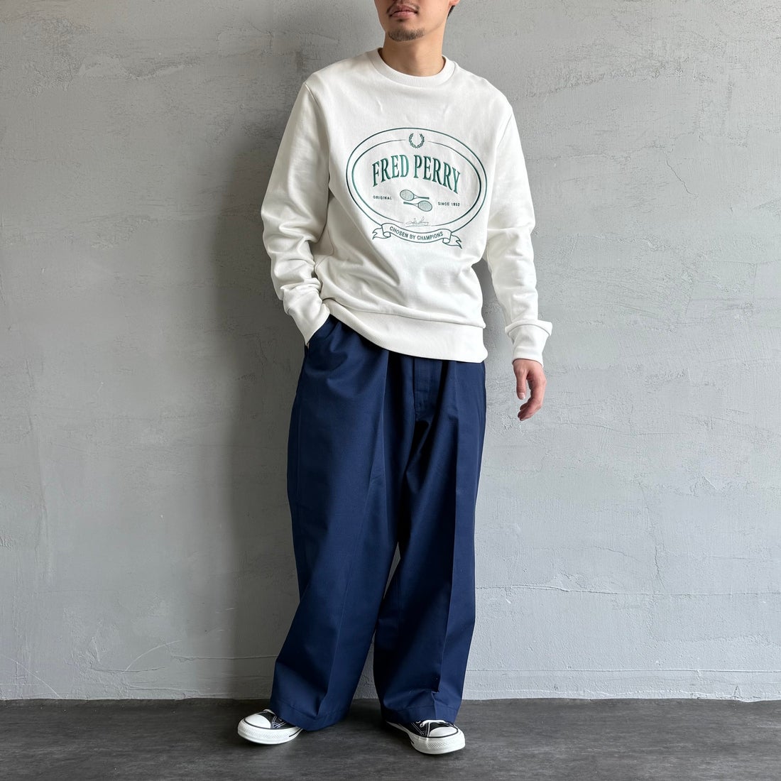 FRED PERRY [フレッドペリー] Chosen by Champions クルーネック