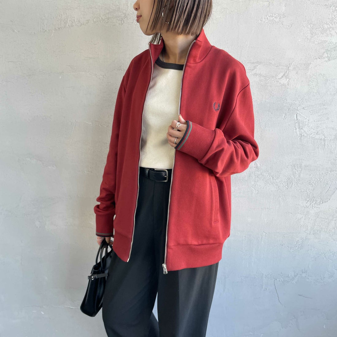 M02 BURNT&&モデル身長：160cm 着用サイズ：S&&