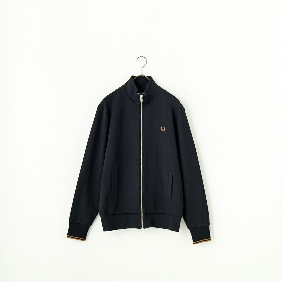 FRED PERRY [フレッドペリー] ジップスルースウェット [J1327] 102 BLACK